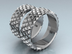 ring set 4 Model 3D
