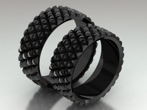 ring set 4 Model 3D