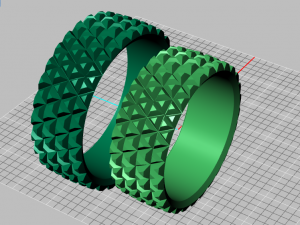 ring set 4 Model 3D