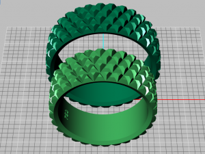 ring set 4 Model 3D