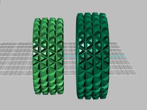 ring set 4 Model 3D