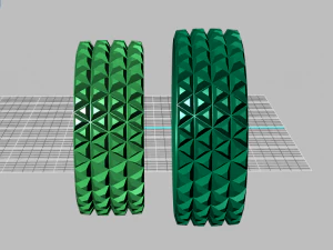 ring set 4 3D Model