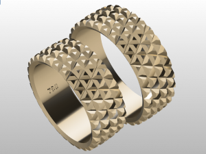 ring set 4 Model 3D