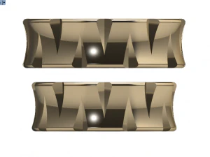 set di anelli 5 Modello 3D