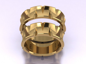 ring set 5 3D Модель
