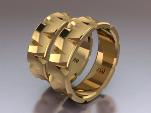 ring set 5 3D Модель