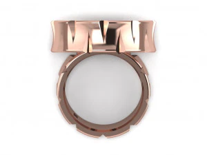 set di anelli 5 Modello 3D