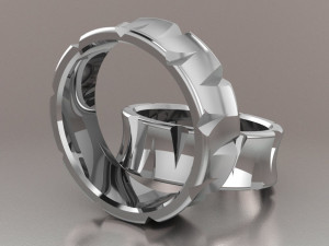ring set 5 3D Модель