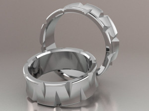 ring set 5 3D Модель
