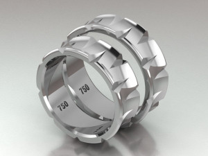 ring set 5 3D Модель