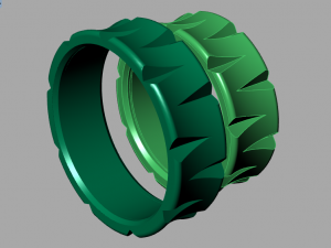ring set 5 3D Модель