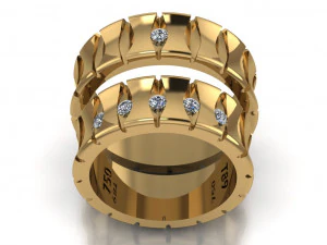 ring set 6 3D Model