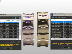 ring set 6 Modelo 3D