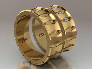 ring set 6 3D Model