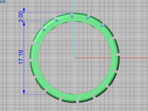 ring set 6 Modelo 3D