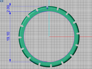 ring set 6 Modelo 3D