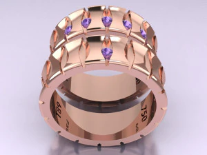 ring set 6 3D Model