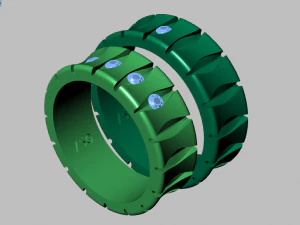 ring set 6 3D Model