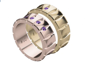 ring set 6 3D Model