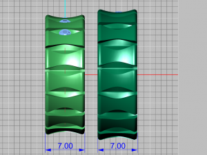 ring set 6 Modelo 3D