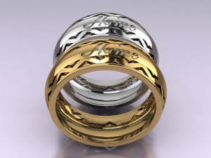 ring set 7 3D Model