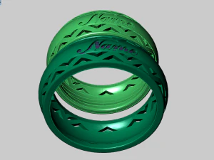 ring set 7 3D Model
