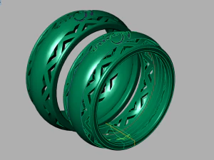 ring set 7 3D Model