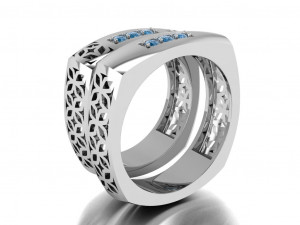 ring set 9 3D Модель