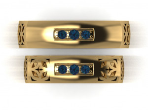 ring set 9 3D Модель