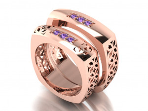 ring set 9 3D Модель