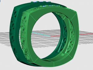 ring set 9 3D Модель