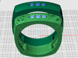 ring set 9 3D Модель
