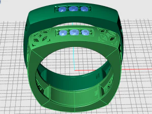 ring set 9 3D Model