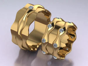 ring set 8 3D Model