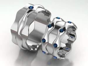 ring set 8 3D Model