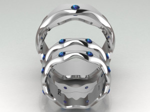 ring set 8 3D 模型