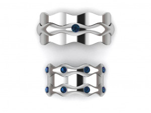 ring set 8 3D 模型