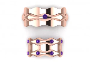 ring set 8 3D Model