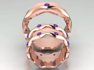 ring set 8 3D Model