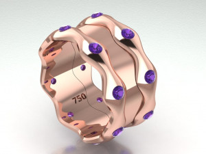 ring set 8 3D 模型