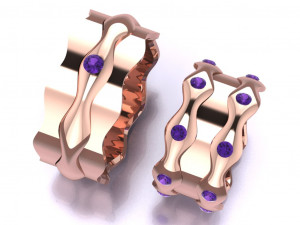 ring set 8 3D 模型