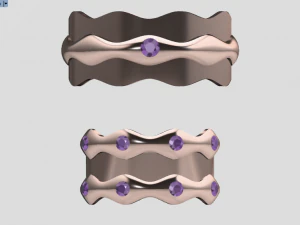 ring set 8 3D Model