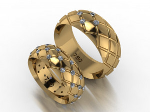 ring set 10 3D Model