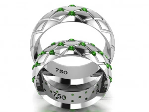 ring set 10 3D Model