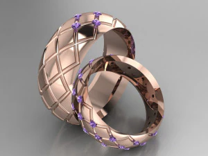 ring set 10 3D Model