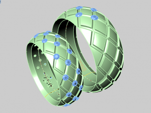 ring set 10 3D Model