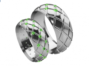 ring set 10 3D Model