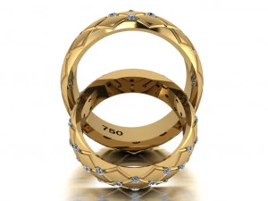 ring set 10 3D Model