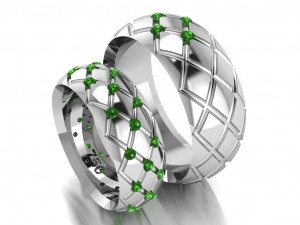 ring set 10 3D Model