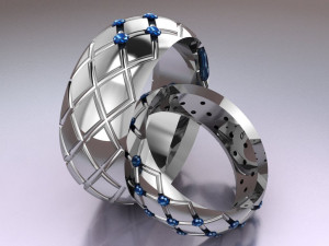 ring set 10 3D Model